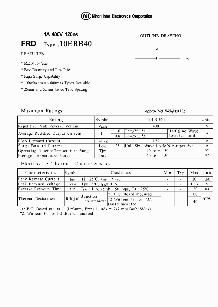 10ERB40_42400.PDF Datasheet