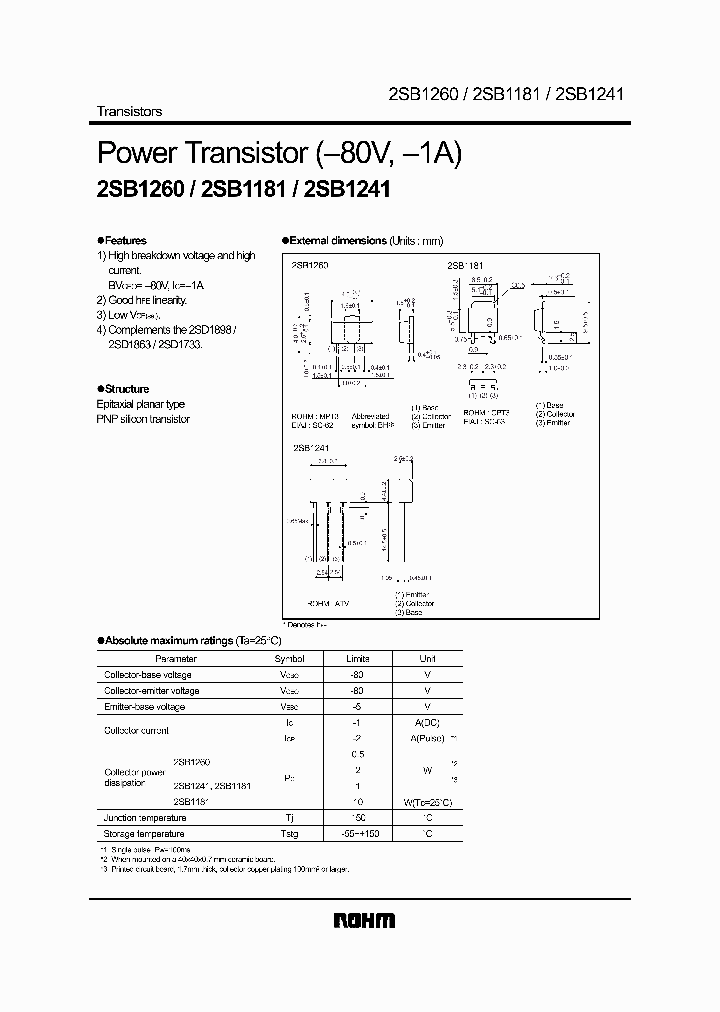 2SB1181_6773.PDF Datasheet