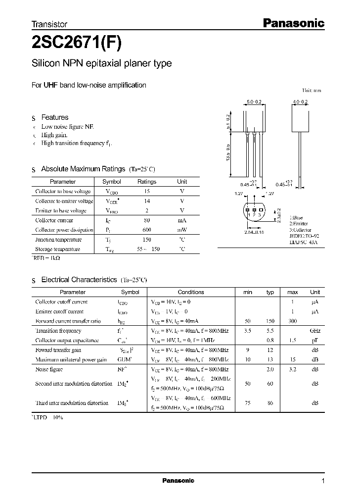 2SC2671_186143.PDF Datasheet