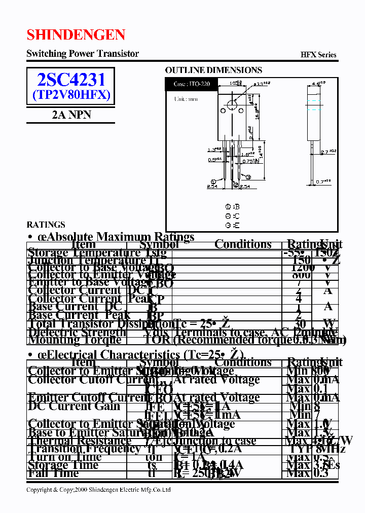 2SC4231_91935.PDF Datasheet