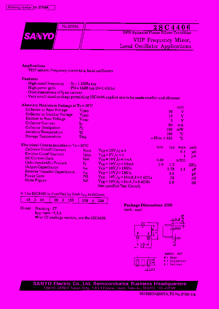 2SC4406_17321.PDF Datasheet