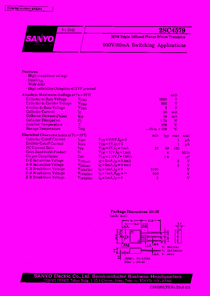 2SC4579_139705.PDF Datasheet