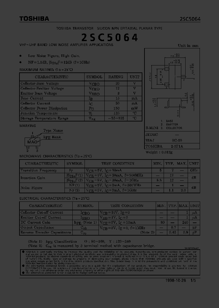 2SC5064_7126.PDF Datasheet