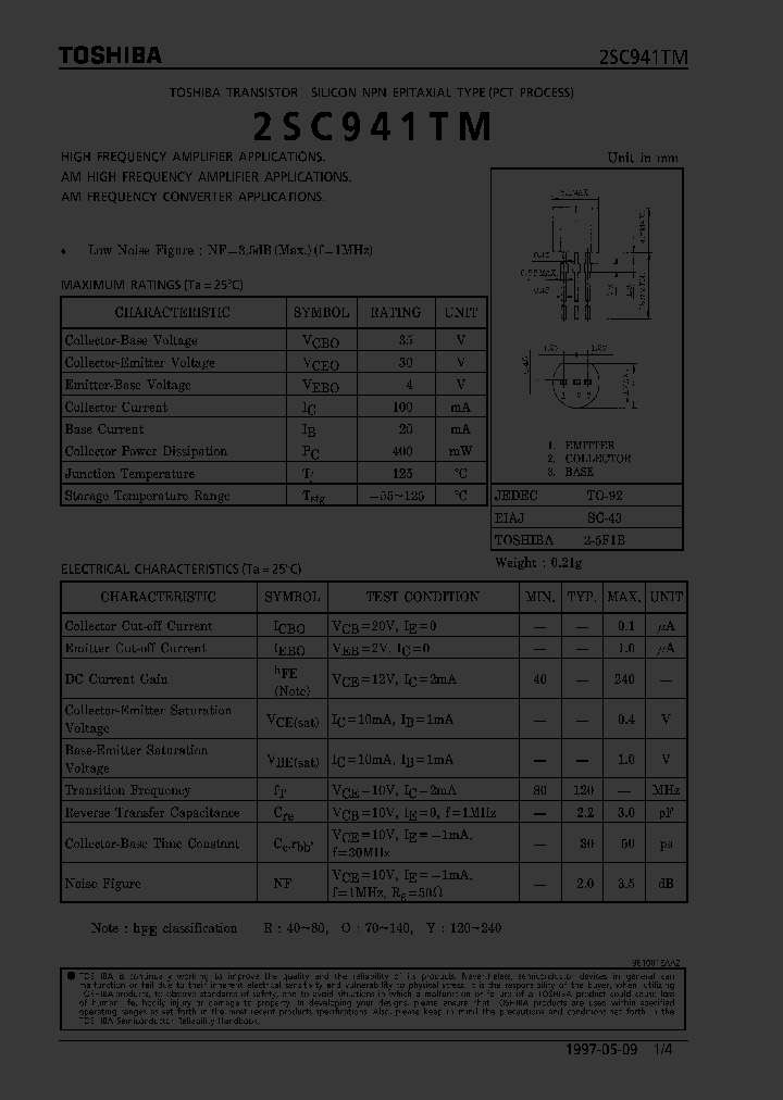 2SC941_7188.PDF Datasheet