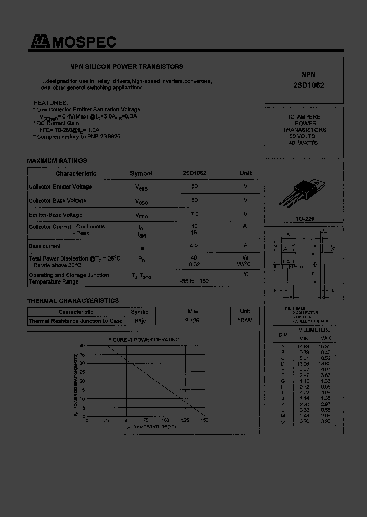 2SD1062_7229.PDF Datasheet