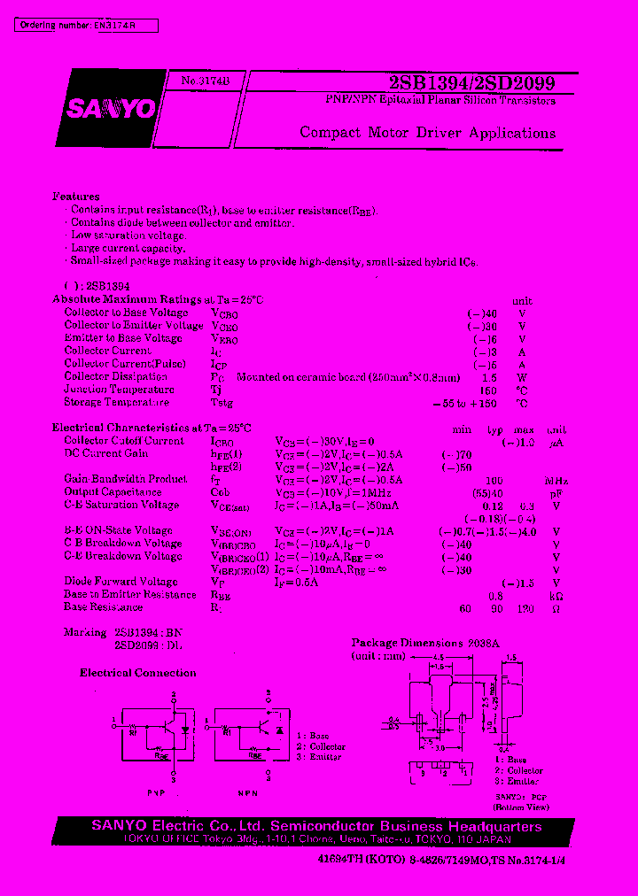 2SD2099_38440.PDF Datasheet