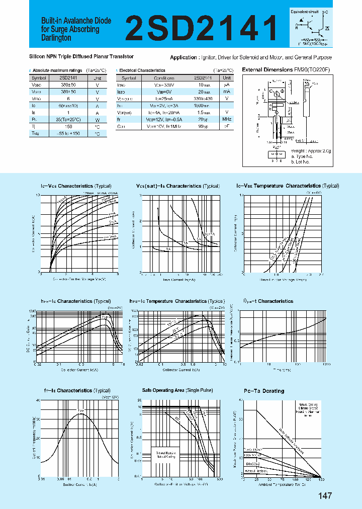 2SD2141_182799.PDF Datasheet