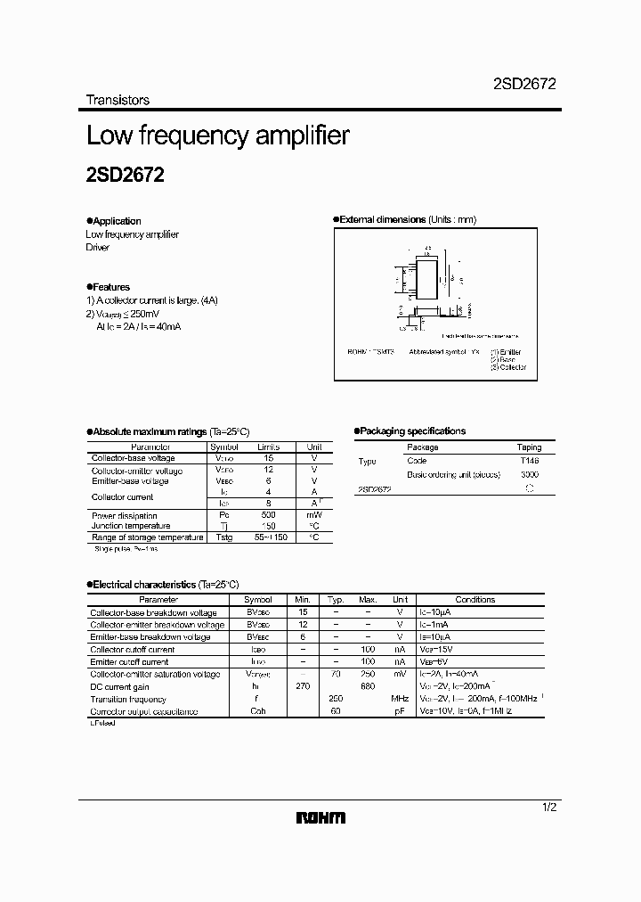 2SD2672_133582.PDF Datasheet