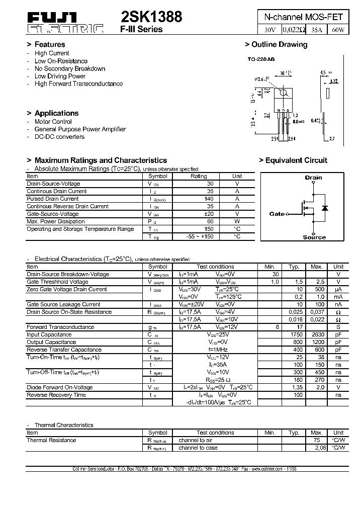 2SK1388_141731.PDF Datasheet