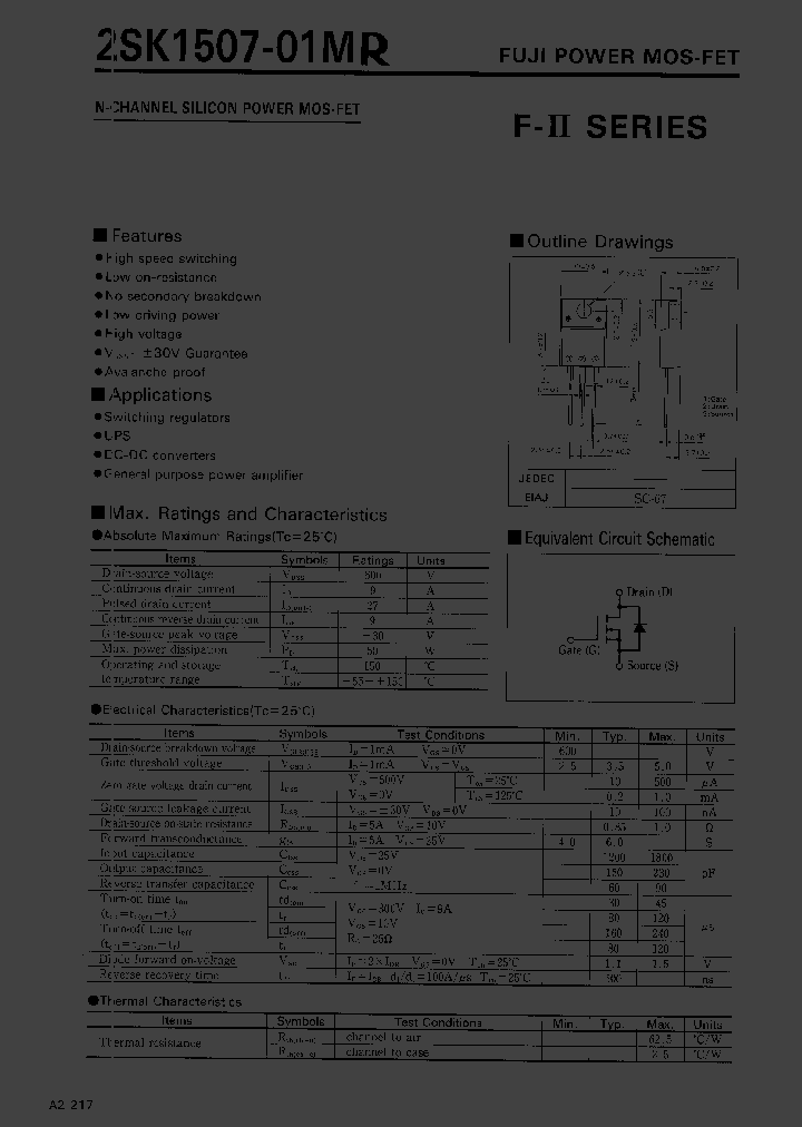 2SK1507_180494.PDF Datasheet