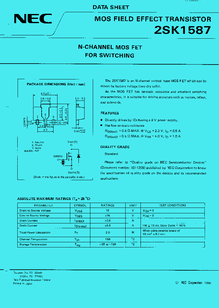 2SK1587_161931.PDF Datasheet