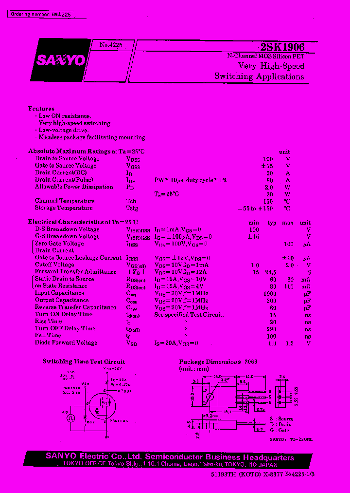 2SK1906_191738.PDF Datasheet