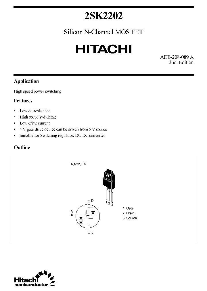 2SK2202_191590.PDF Datasheet