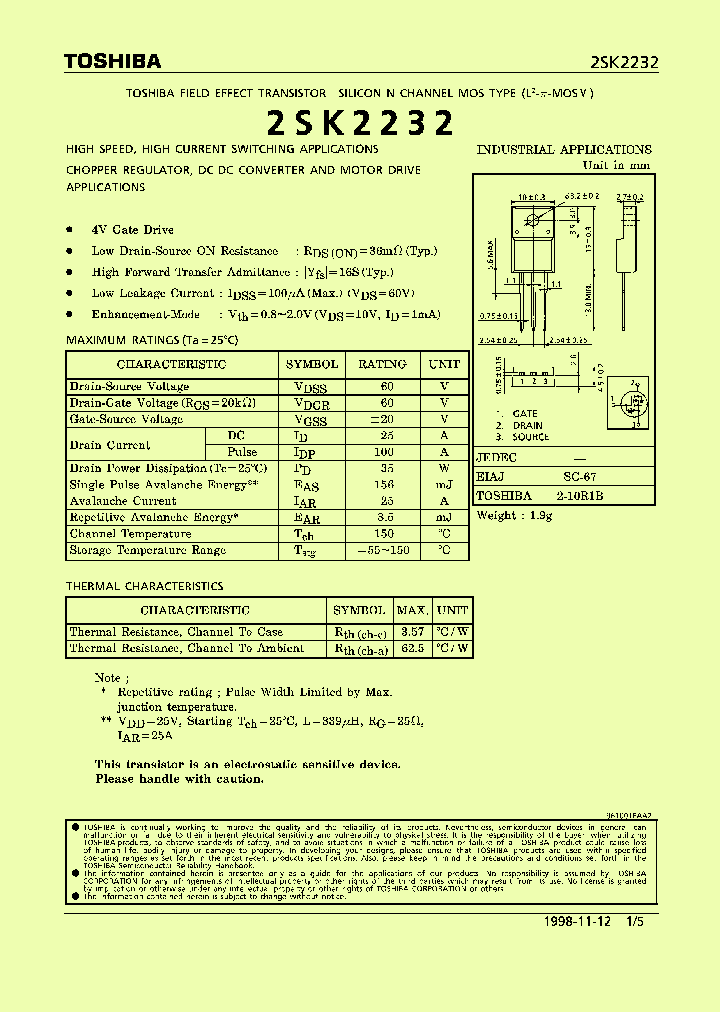 2SK2232_191587.PDF Datasheet