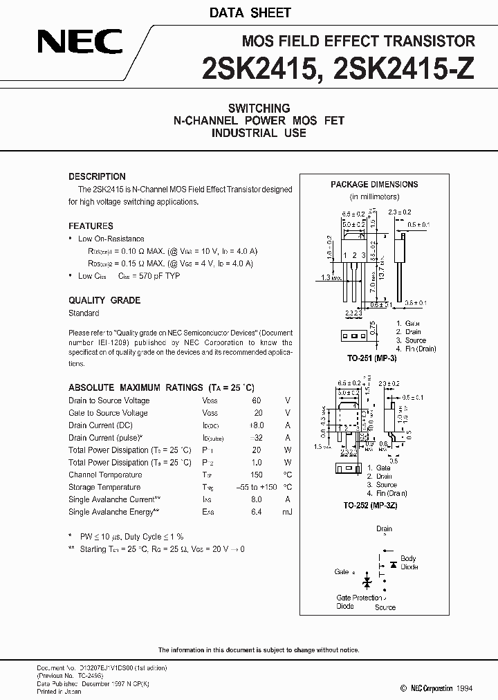 2SK2415_185219.PDF Datasheet