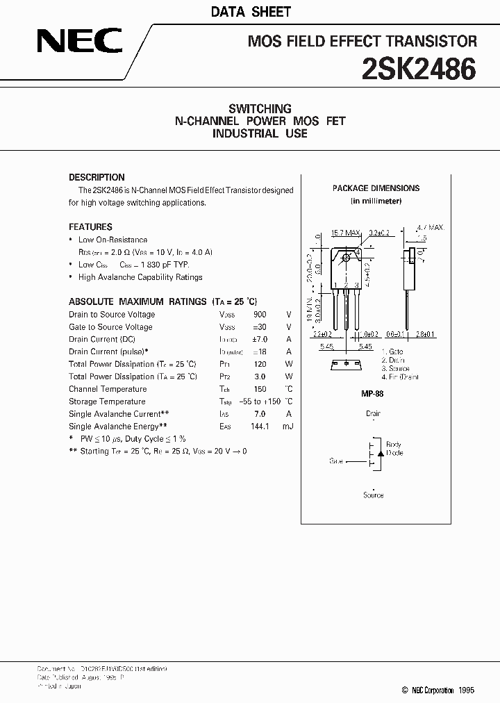 2SK2486_190278.PDF Datasheet