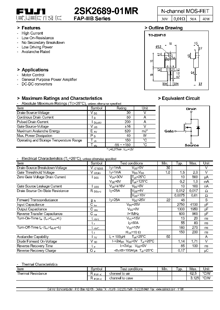 2SK2689-01MR_157243.PDF Datasheet