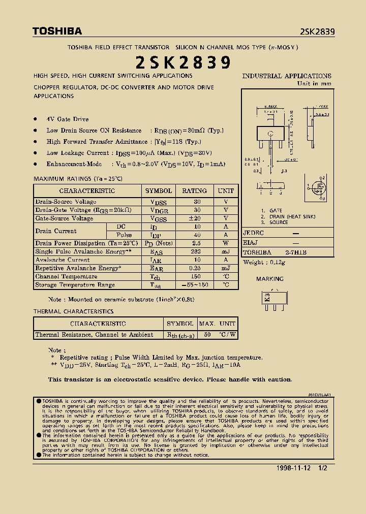 2SK2839_178248.PDF Datasheet