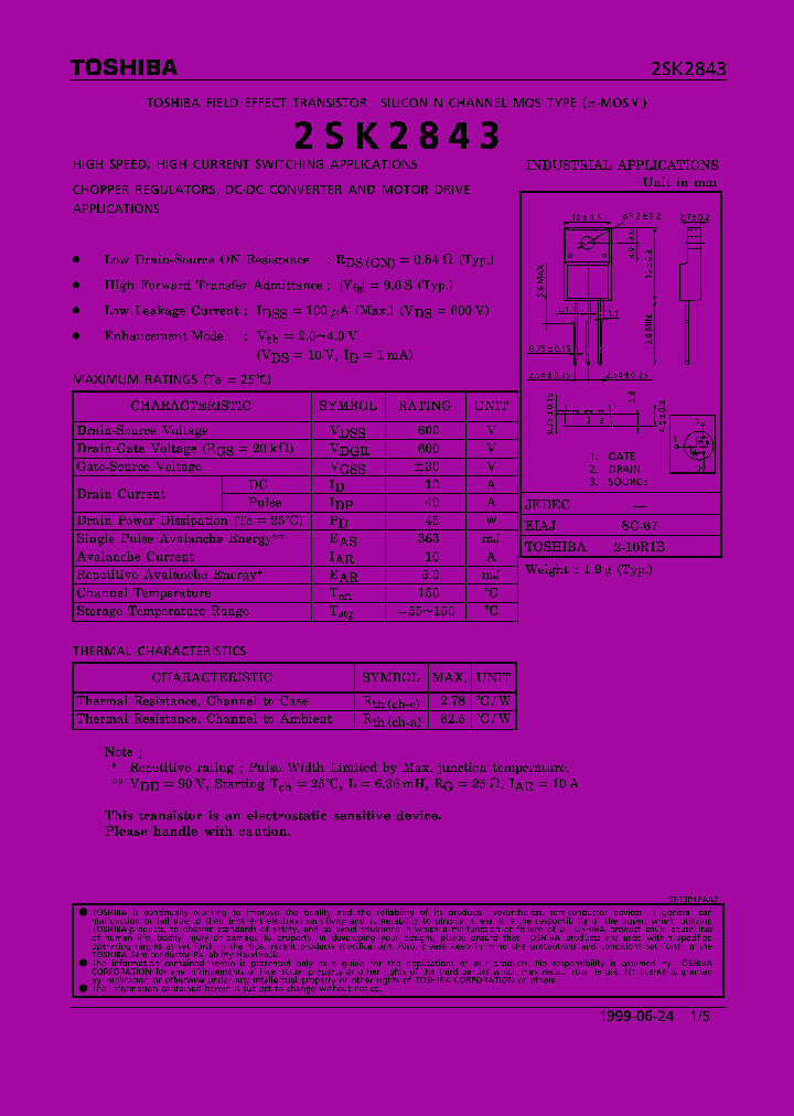 2SK2843_178251.PDF Datasheet