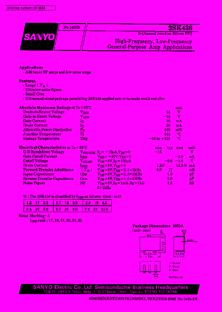 2SK436_12480.PDF Datasheet