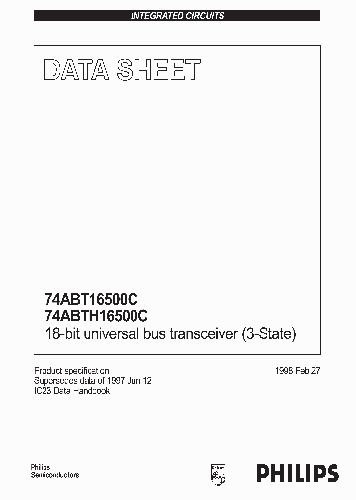 74ABT16500C_147168.PDF Datasheet