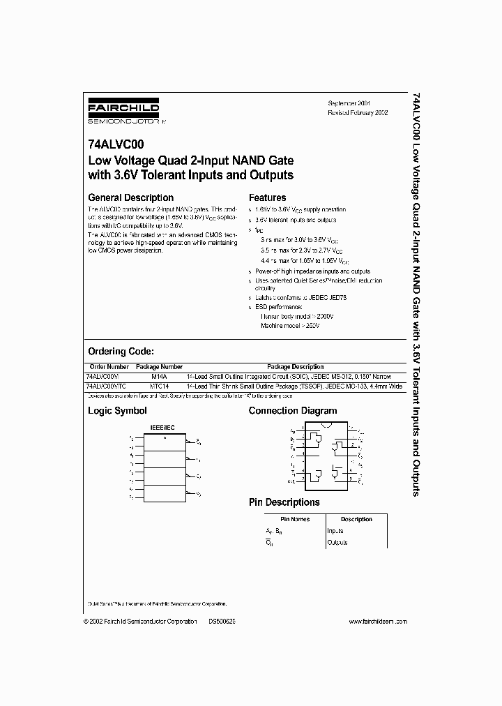 74ALVC00_18176.PDF Datasheet