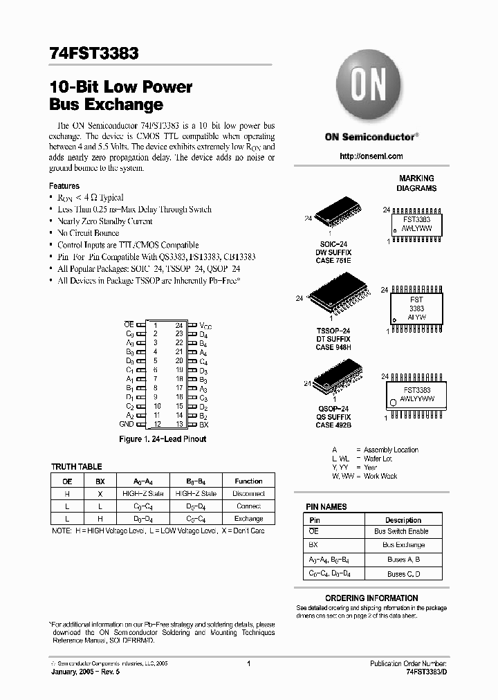 74FST3383_147367.PDF Datasheet