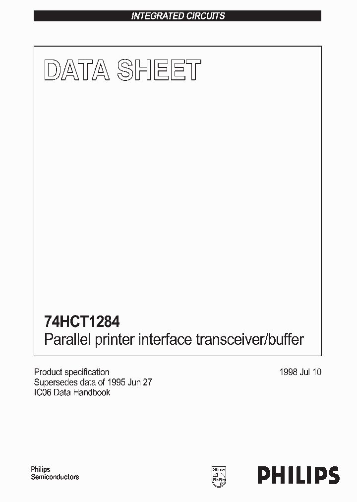 74HCT1284_188180.PDF Datasheet