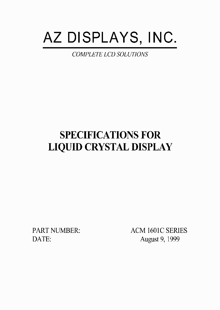 ACM1601C_10776.PDF Datasheet
