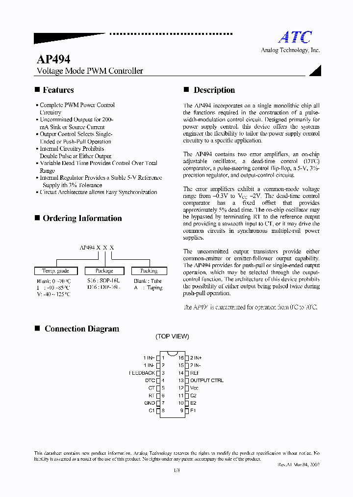 AP494_39608.PDF Datasheet