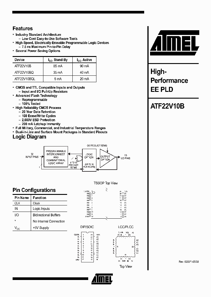 ATF22V10_151001.PDF Datasheet