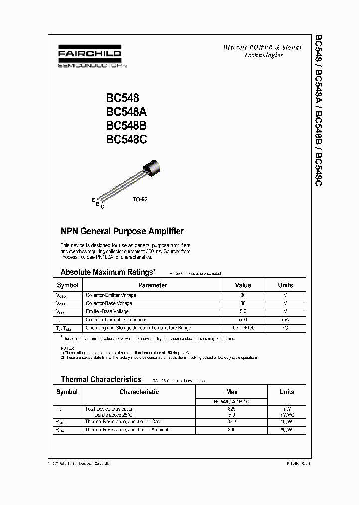 BC548_114098.PDF Datasheet