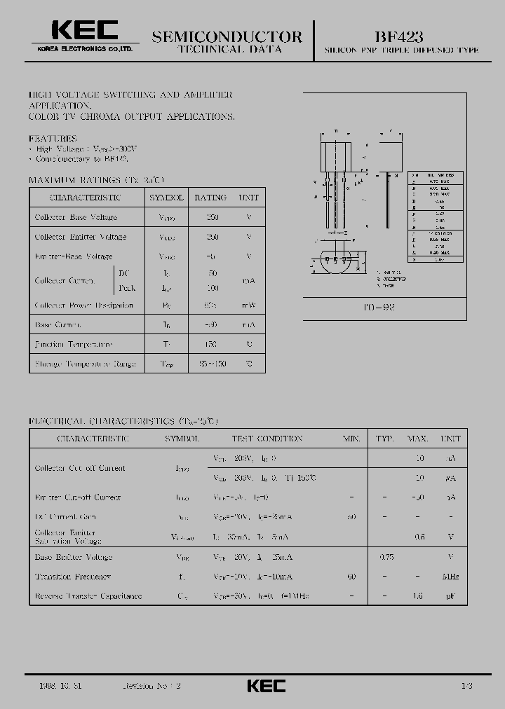 BF423_180290.PDF Datasheet