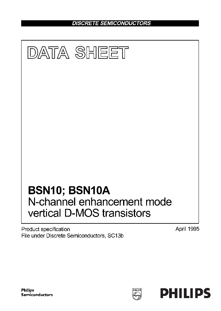BSN10_43456.PDF Datasheet