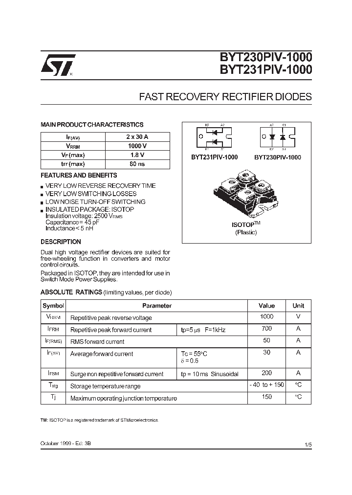 BYT231PIV-1000_76283.PDF Datasheet