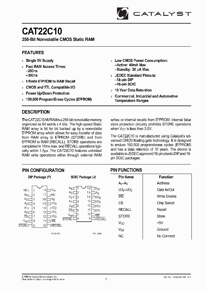 CAT22C10_23649.PDF Datasheet