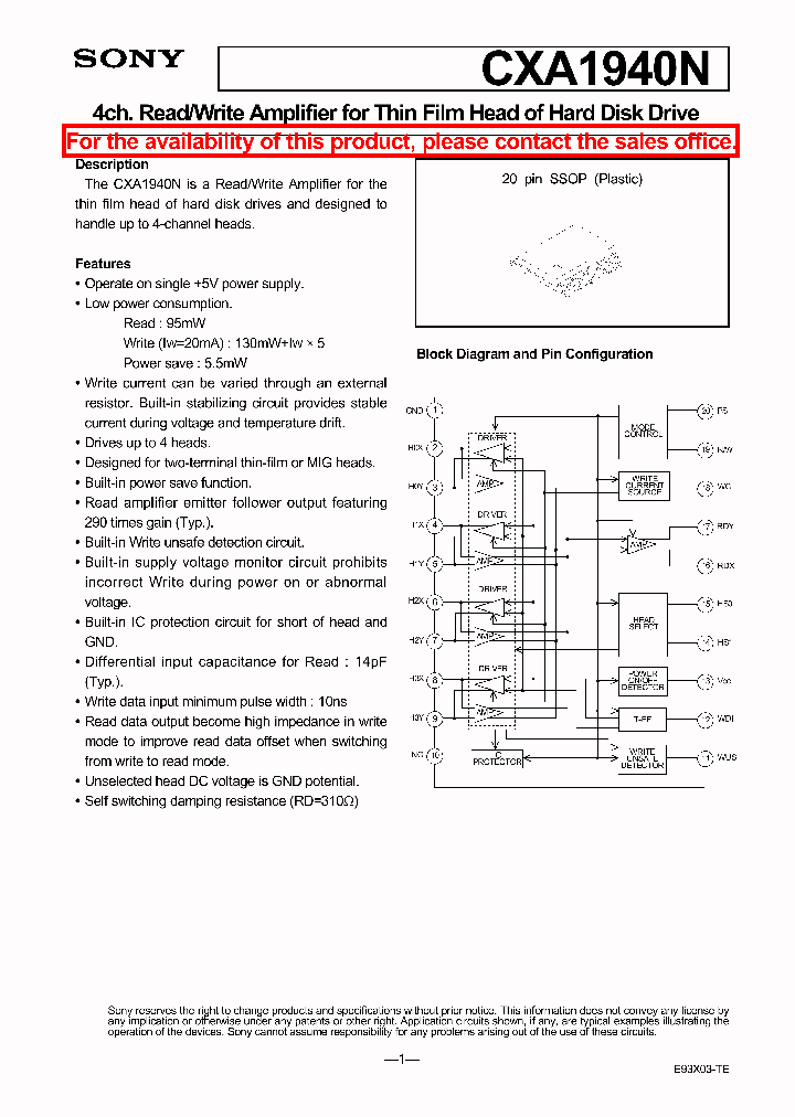 CXA1940N_174943.PDF Datasheet