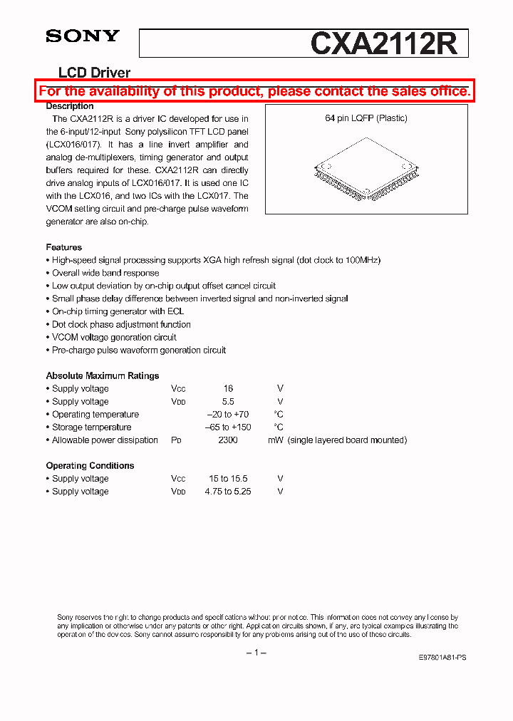 CXA2112_138239.PDF Datasheet