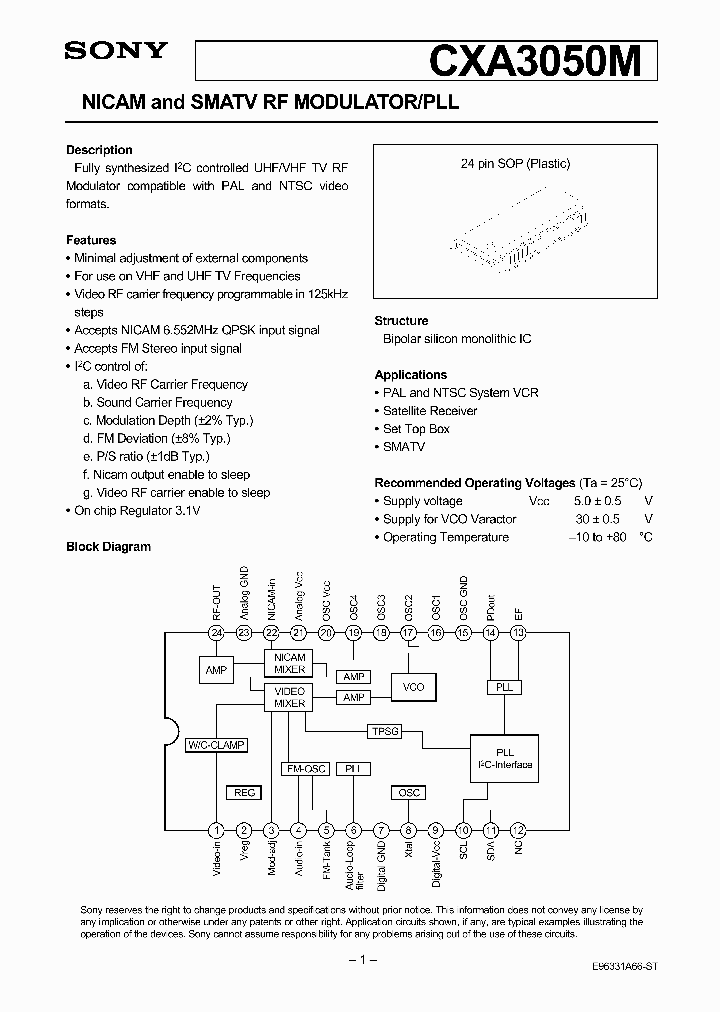 CXA3050_46061.PDF Datasheet