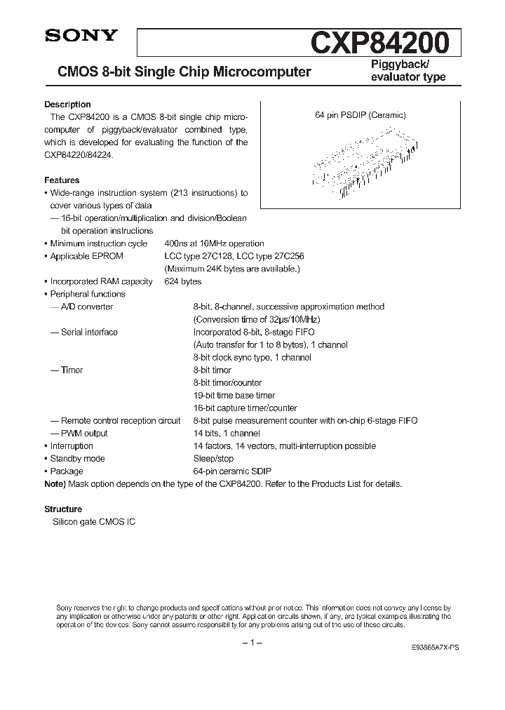 CXP84200_169235.PDF Datasheet