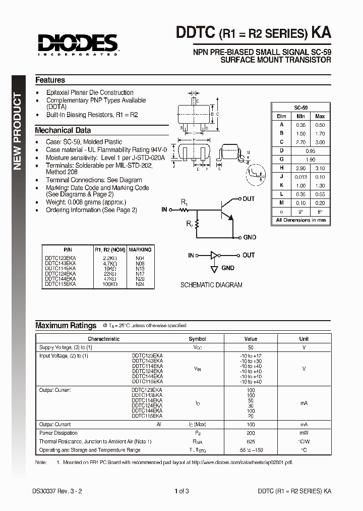DDTC114EKA_24608.PDF Datasheet