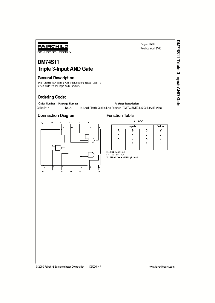 DM74S11_94153.PDF Datasheet