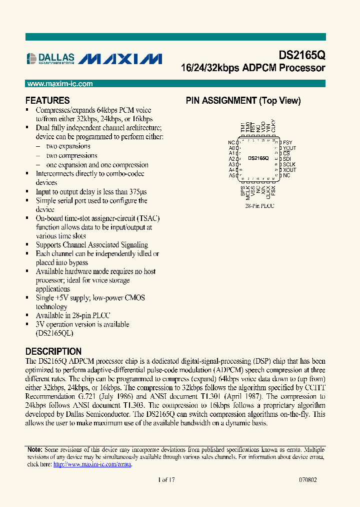 DS2165_162919.PDF Datasheet