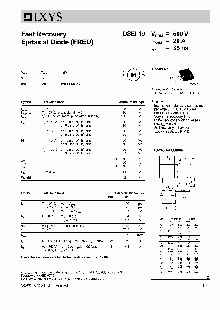 DSEI19-06_175847.PDF Datasheet