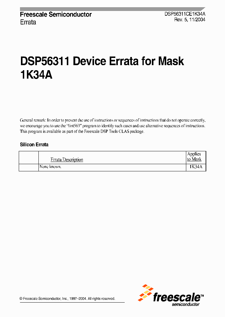 DSP56311CE1K34A_153604.PDF Datasheet