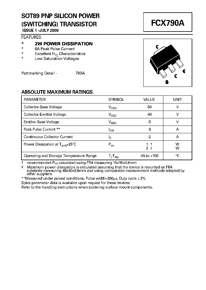 FCX790A_40377.PDF Datasheet