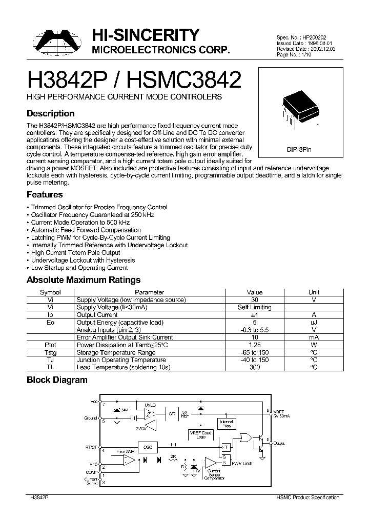 H3842_160601.PDF Datasheet