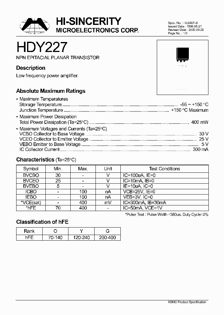 HDY227_44560.PDF Datasheet