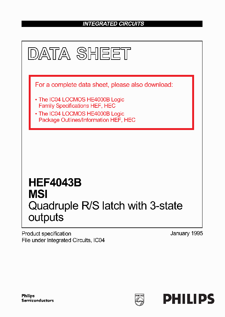 HEF4043B_9026.PDF Datasheet