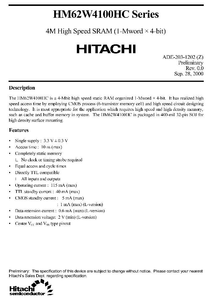 HM62W4100HC_53687.PDF Datasheet